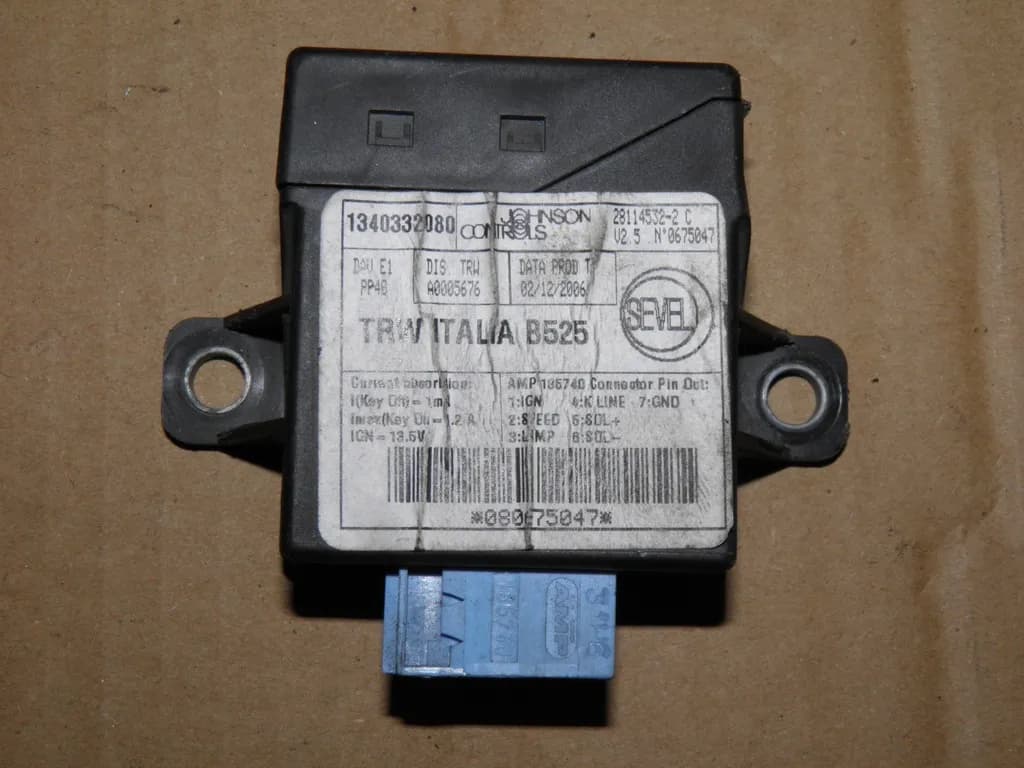 Sterownik centralnego zamka Ducato: gdzie jest? Lokalizacja i naprawa