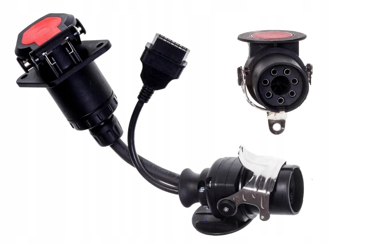 Żółty przewód naczepy ISO 7638: klucz do ABS/EBS i bezpieczeństwa